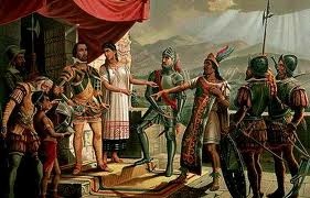 29 – (1533) 13 de Noviembre. Francisco Pizarro y sus colaboradores nativos, partidarios de Huáscar, entran triunfantes al Cusco, sus familiares los reciben jubilosos.