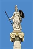 39 - En la mitología griega, Atenea también conocida como Palas Atenea es la diosa de la guerra, civilización, sabiduría, estrategia, de las artes, de la justicia y de la habilidad.