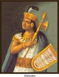 18 – (1533) Mayo - Nuestro amigo, el pintor Diego de Mora ha terminado un retrato del Inca, no se le parece mucho. Atahualpa en persona luce mas joven, tiene muy buena estampa a sus 33 años, la misma edad de Cristo. (algunos dicen que tenia más).